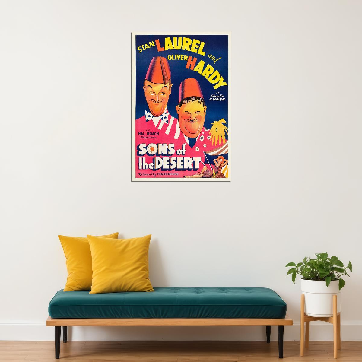 Sons Of The Desert Movie Comedy Family Poster Wall Art Print Home Wall Decor - xonomax