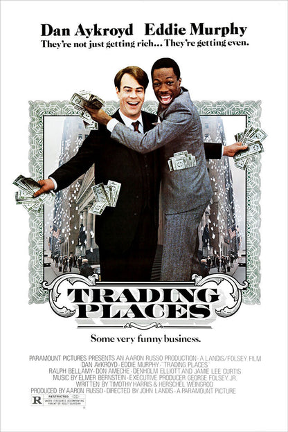 Trading Places Movie Comedy Adventure Poster Wall Art Print Home Wall Decor
