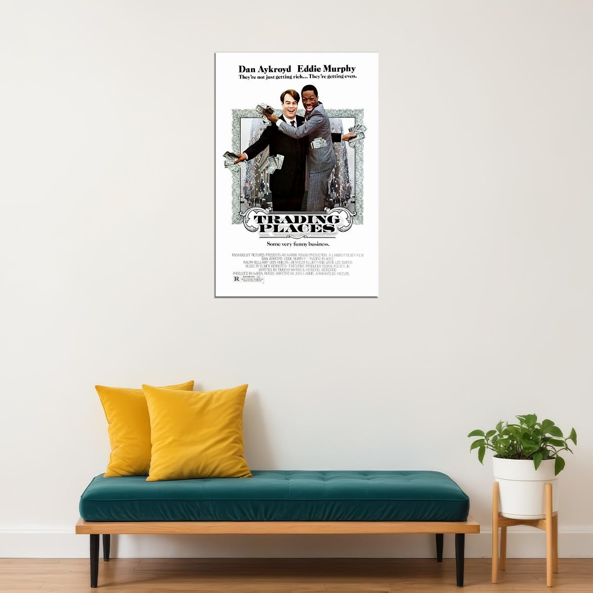 Trading Places Movie Comedy Adventure Poster Wall Art Print Home Wall Decor