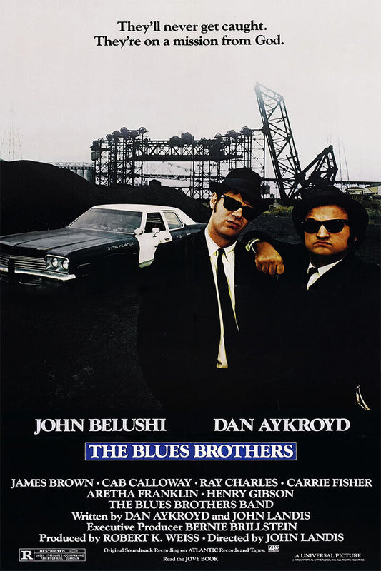 Blues Brothers Movie Classic Film Action Detective Poster Wall Art Print Home Wall Decor - xonomax