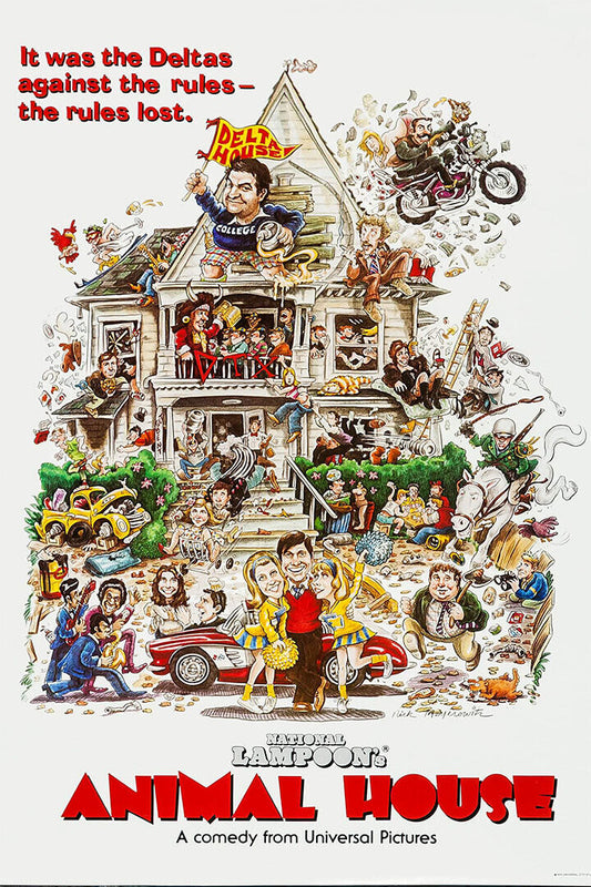 Animal House Movie Comedy Adventure Action Poster Wall Art Print Home Wall Decor - xonomax