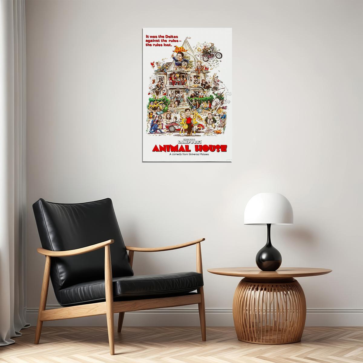 Animal House Movie Comedy Adventure Action Poster Wall Art Print Home Wall Decor - xonomax