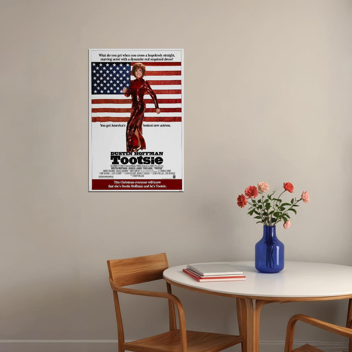 Tootsie Movie Comedy Drama Romance Poster Wall Art Print Home Wall Decor - xonomax