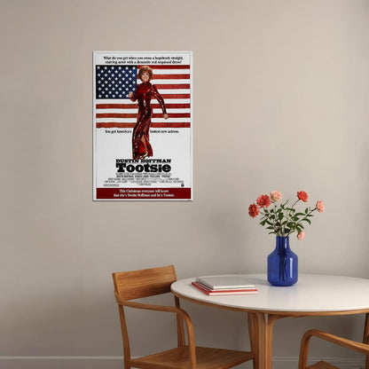 Tootsie Movie Comedy Drama Romance Poster Wall Art Print Home Wall Decor - xonomax