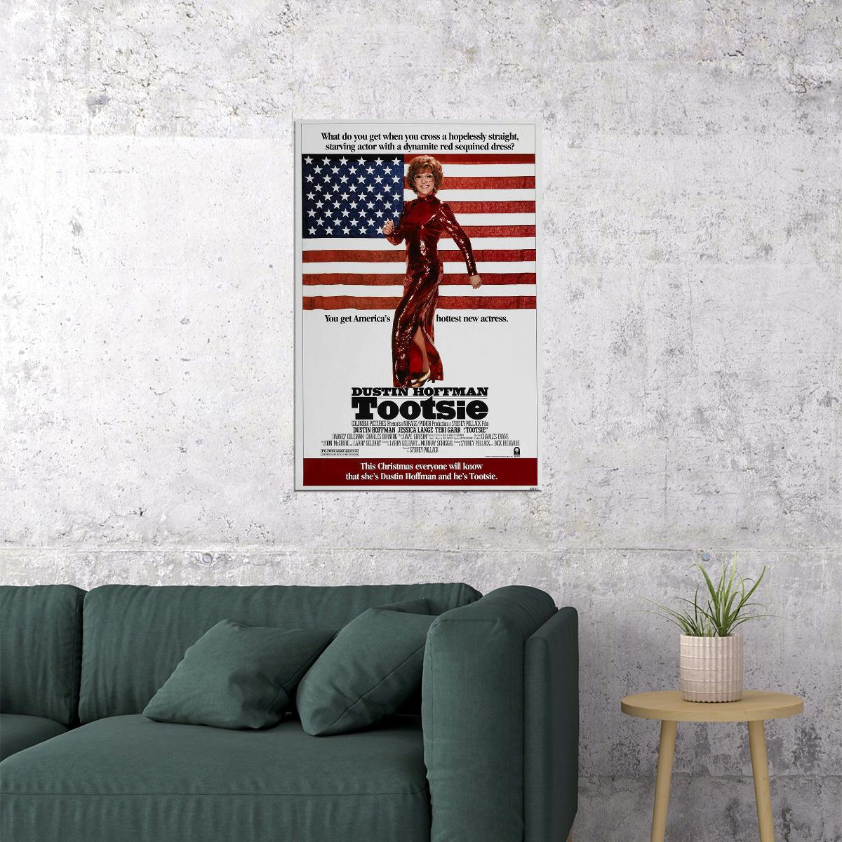 Tootsie Movie Comedy Drama Romance Poster Wall Art Print Home Wall Decor - xonomax