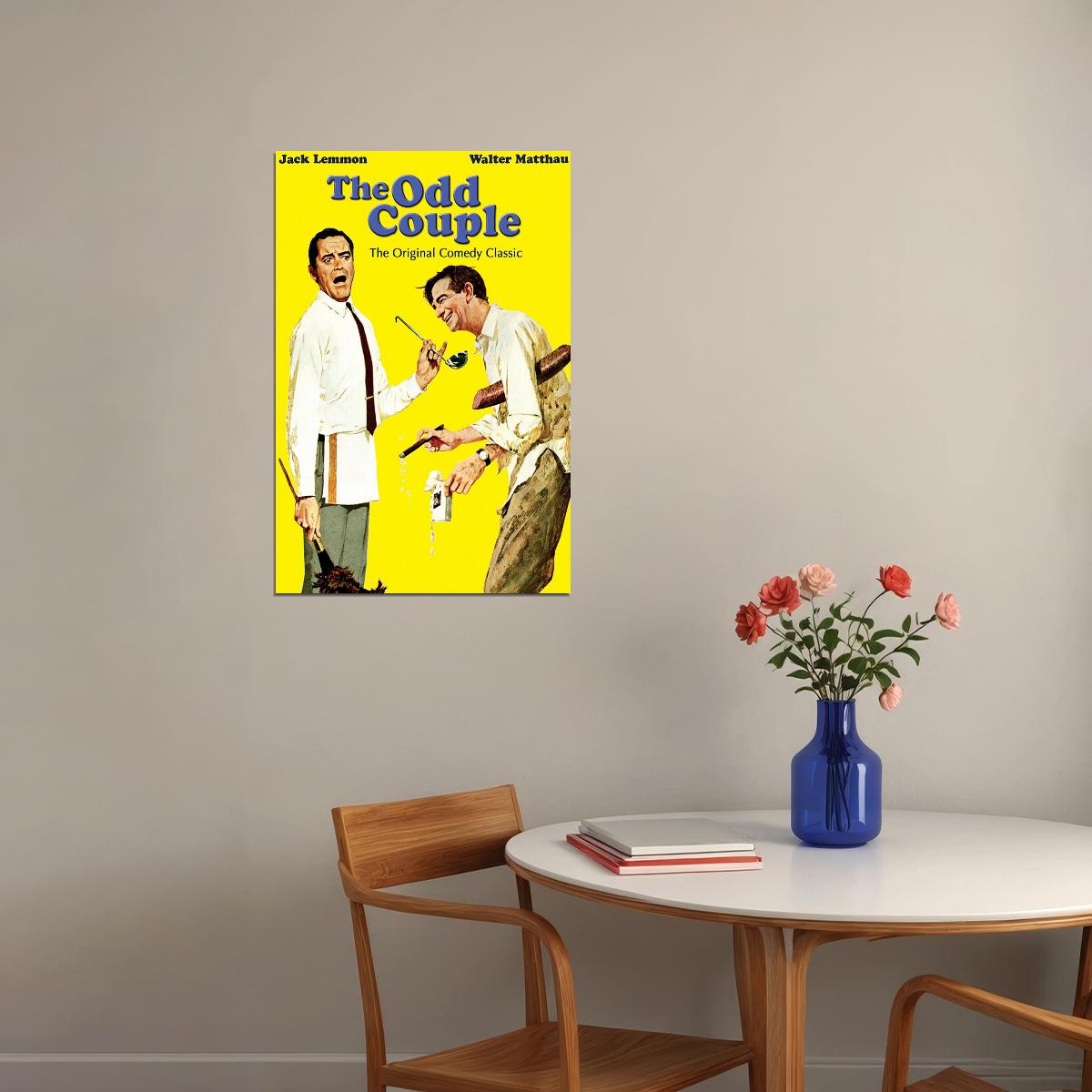 The Odd Couple Movie Comedy Action Poster Wall Art Print Home Wall Decor - xonomax