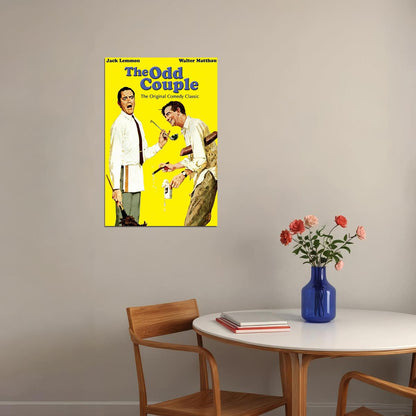 The Odd Couple Movie Comedy Action Poster Wall Art Print Home Wall Decor - xonomax