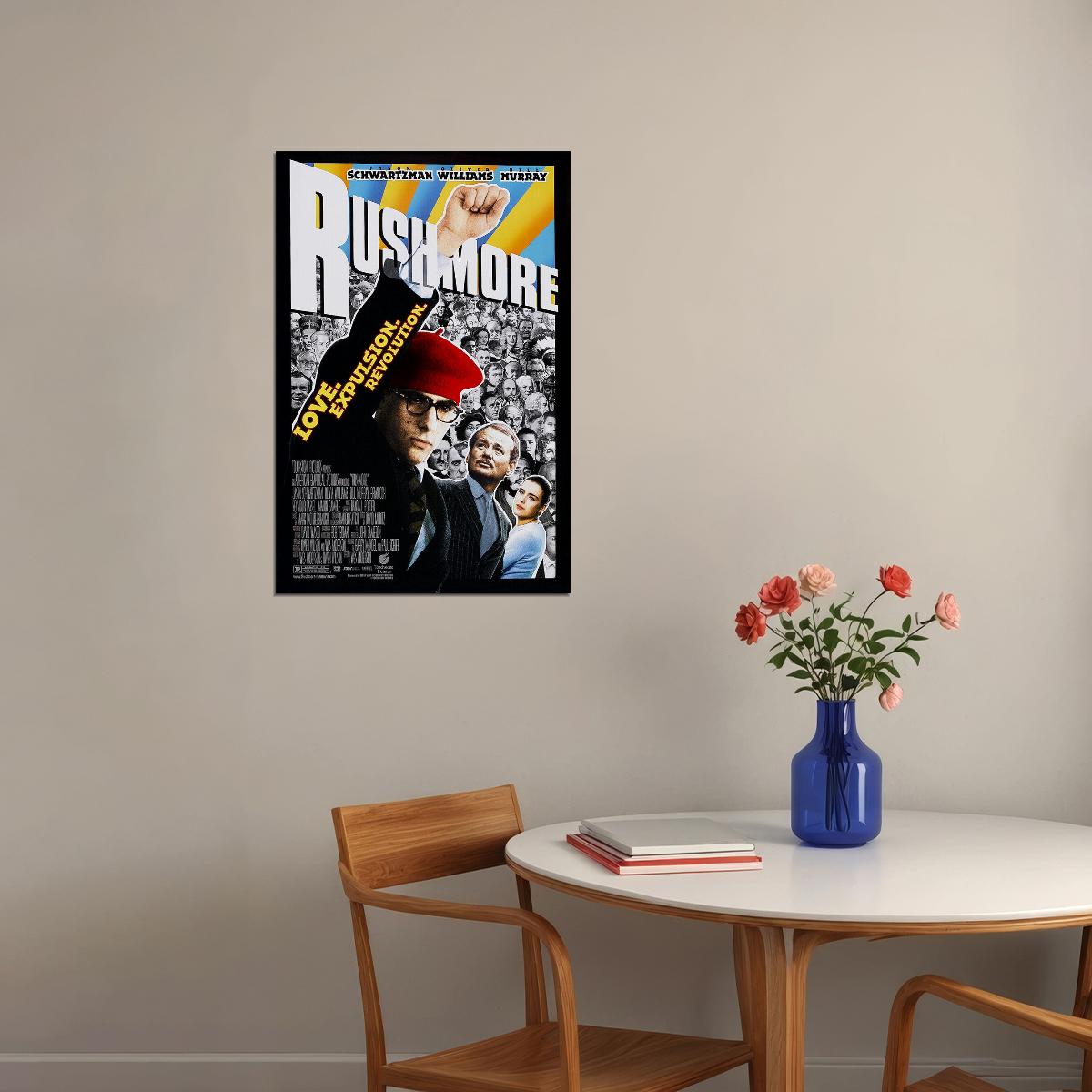 Rushmore Movie Comedy Romance Drama Poster Wall Art Print Home Wall Decor