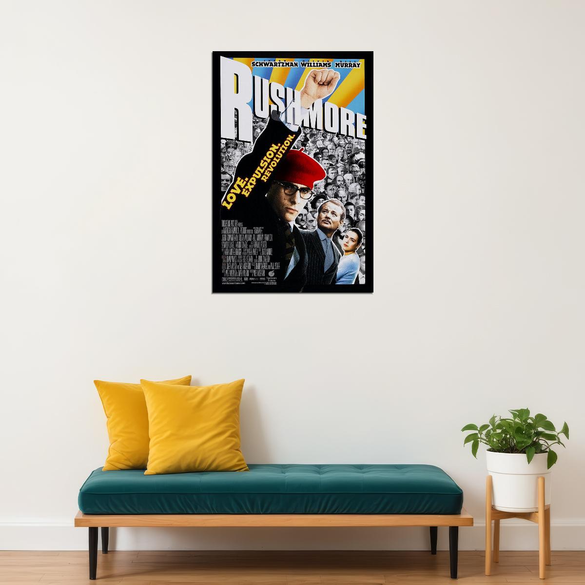 Rushmore Movie Comedy Romance Drama Poster Wall Art Print Home Wall Decor