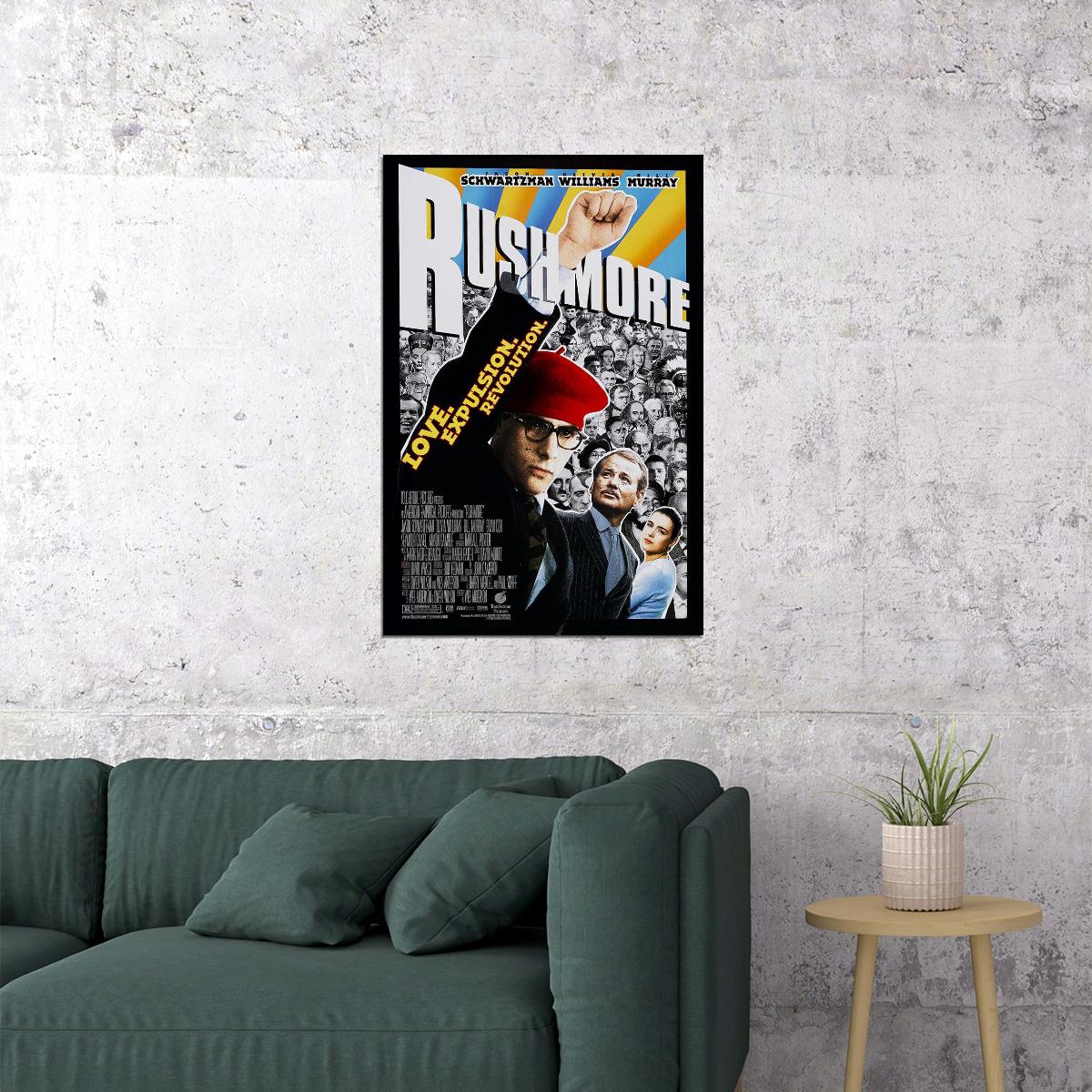 Rushmore Movie Comedy Romance Drama Poster Wall Art Print Home Wall Decor