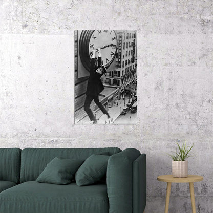 Safety Last! Movie Action Comedy Thriller Poster Wall Art Print Home Wall Decor