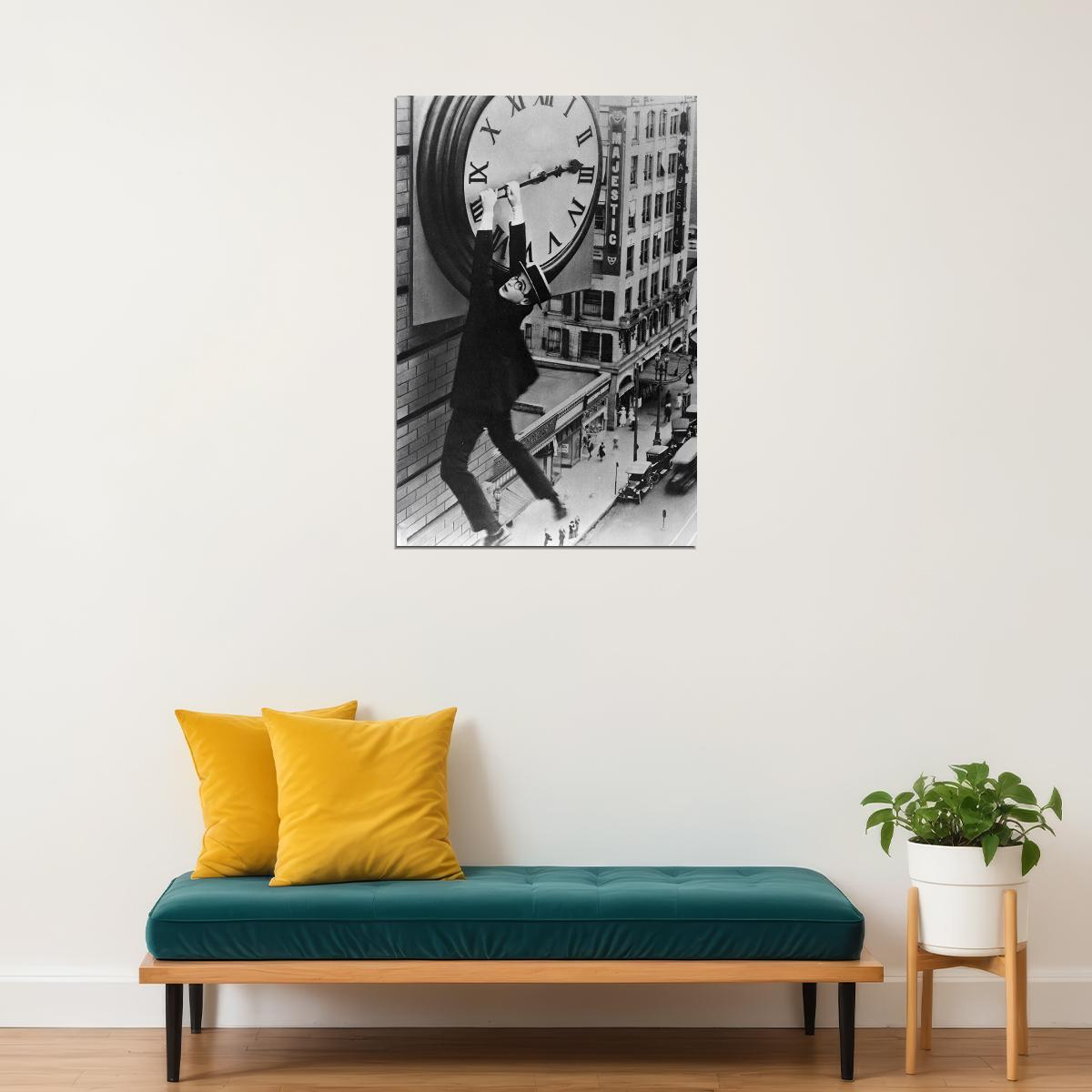 Safety Last! Movie Action Comedy Thriller Poster Wall Art Print Home Wall Decor