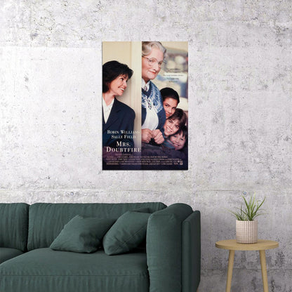 Mrs. Doubtfire Movie Comedy Drama Poster Wall Art Print Home Wall Decor - xonomax