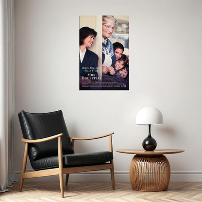 Mrs. Doubtfire Movie Comedy Drama Poster Wall Art Print Home Wall Decor - xonomax