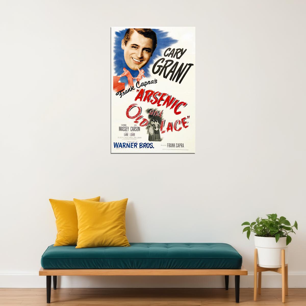 Arsenic And Old Lace Movie Comedy Thriller Comedy Poster Wall Art Print Home Wall Decor - xonomax