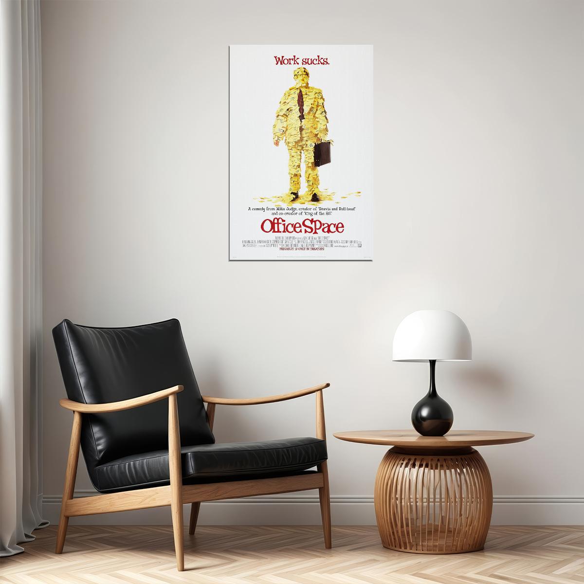 Office Space Movie Comedy Action Adventure Poster Wall Art Print Home Wall Decor - xonomax