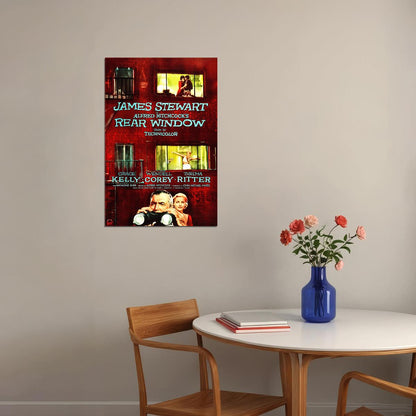 Rear Window Movie Mystery Thriller Action Poster Wall Art Print Home Wall Decor - xonomax