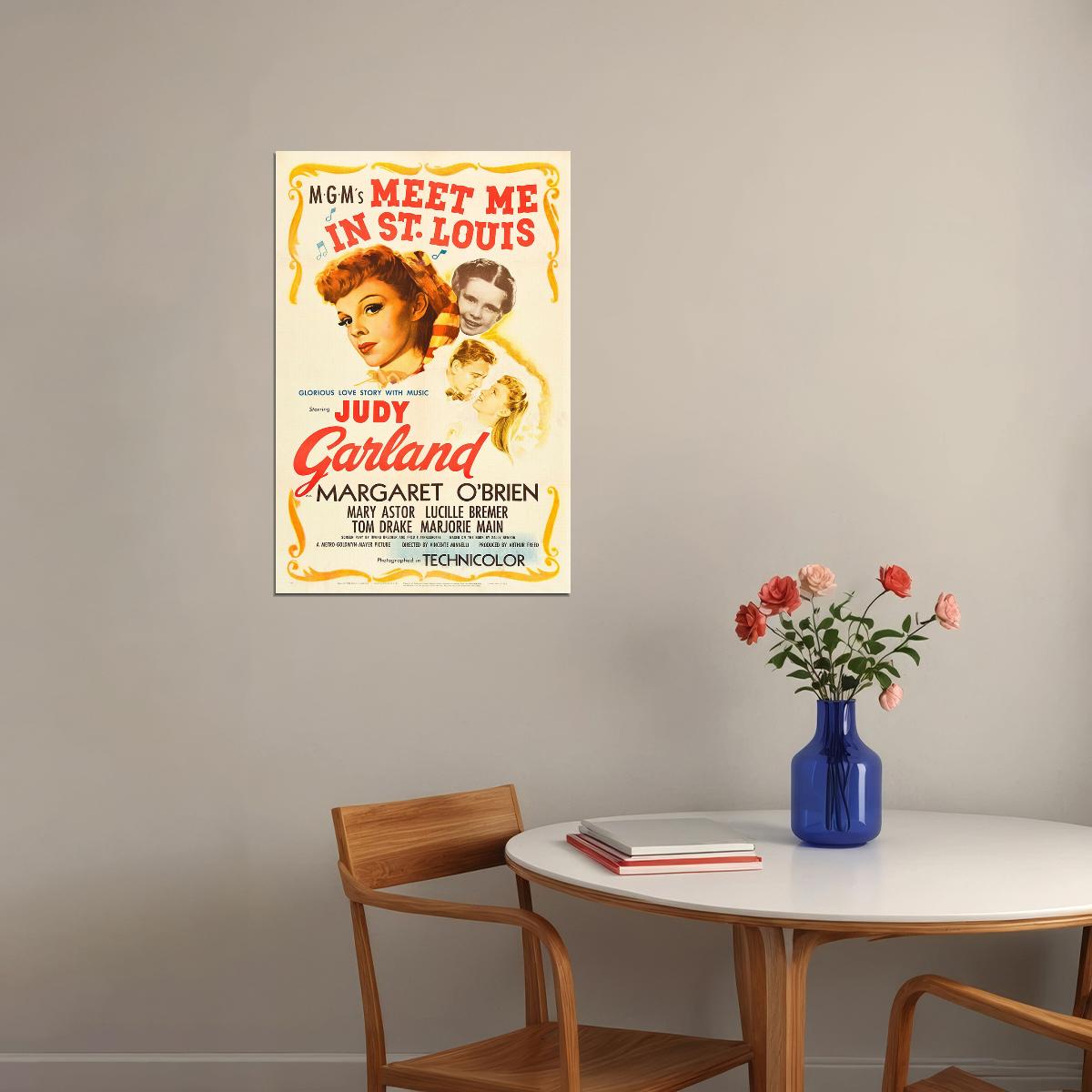 Meet Me In St. Louis Movie Drama Family Comedy Poster Wall Art Print Home Wall Decor - xonomax