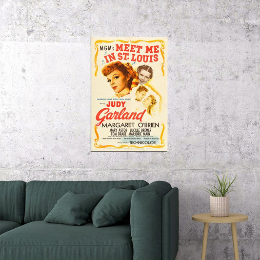 Meet Me In St. Louis Movie Drama Family Comedy Poster Wall Art Print Home Wall Decor - xonomax