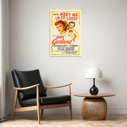 Meet Me In St. Louis Movie Drama Family Comedy Poster Wall Art Print Home Wall Decor - xonomax