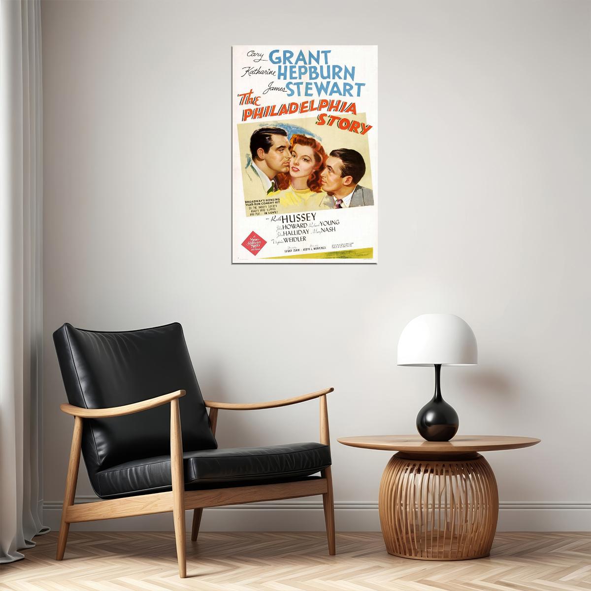 The Philadelphia Story Movie Comedy Romance Poster Wall Art Print Home Wall Decor - xonomax