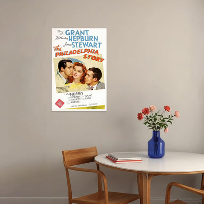 The Philadelphia Story Movie Comedy Romance Poster Wall Art Print Home Wall Decor - xonomax