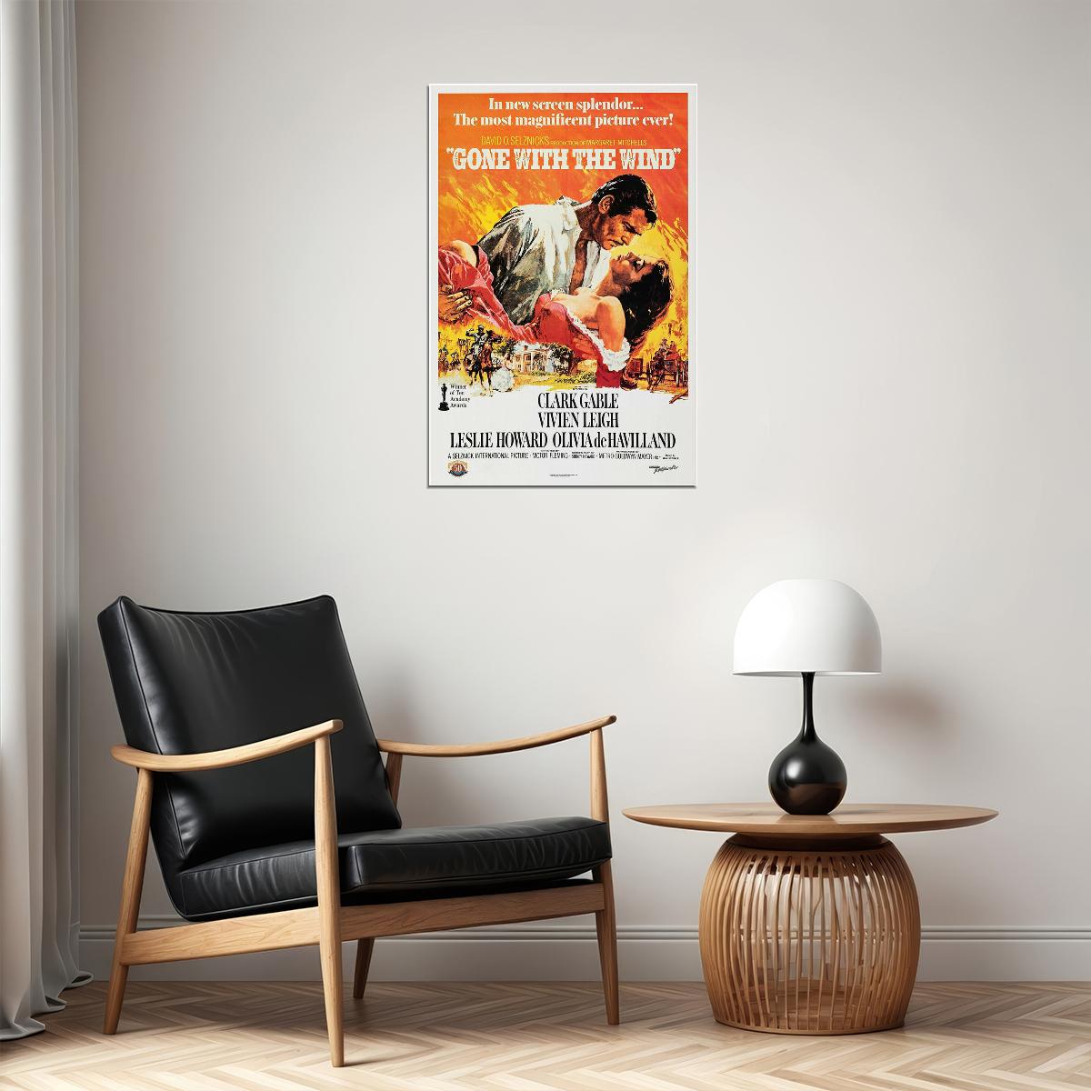 Gone With The Wind Movie Drama Romance Poster Wall Art Print Home Wall Decor