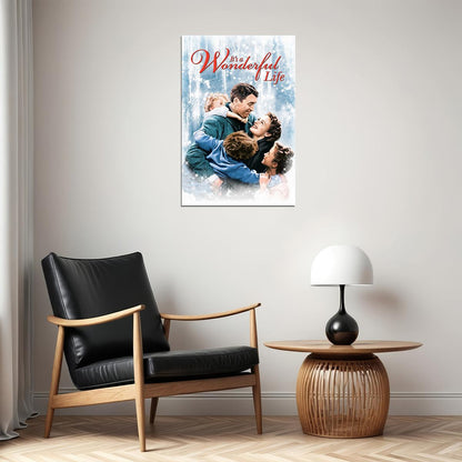 It's A Wonderful Life Movie Family Romance Fantasy Poster Wall Art Print Home Wall Decor - xonomax