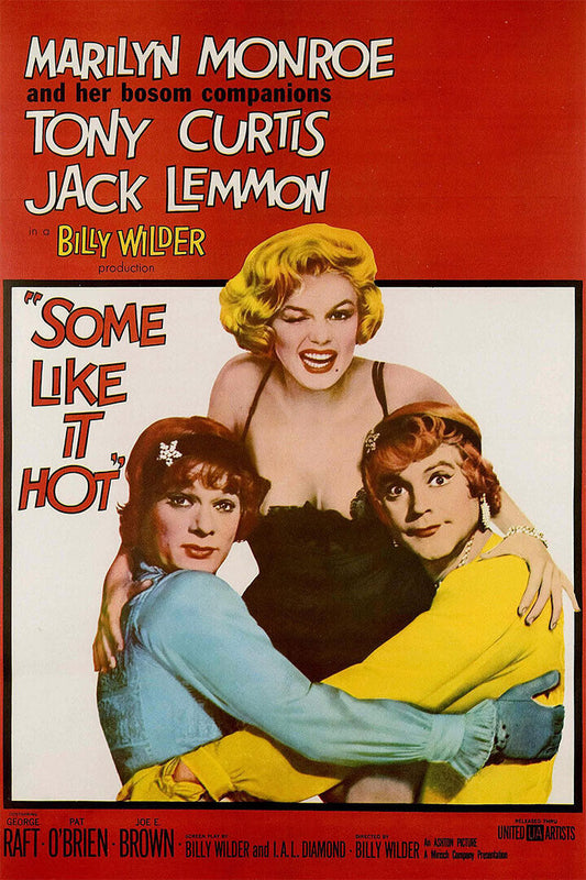 Some Like It Hot Movie Comedy Music Romance Poster Wall Art Print Home Wall Decor - xonomax