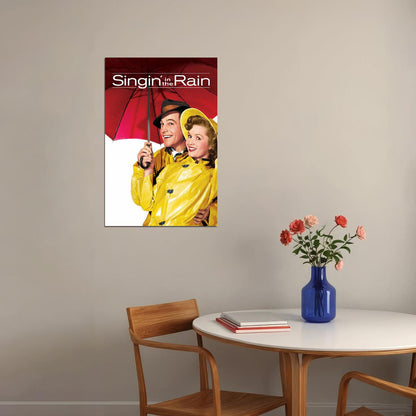 Singin' In The Rain Movie Musical Comedy Romance Poster Wall Art Print Home Wall Decor - xonomax