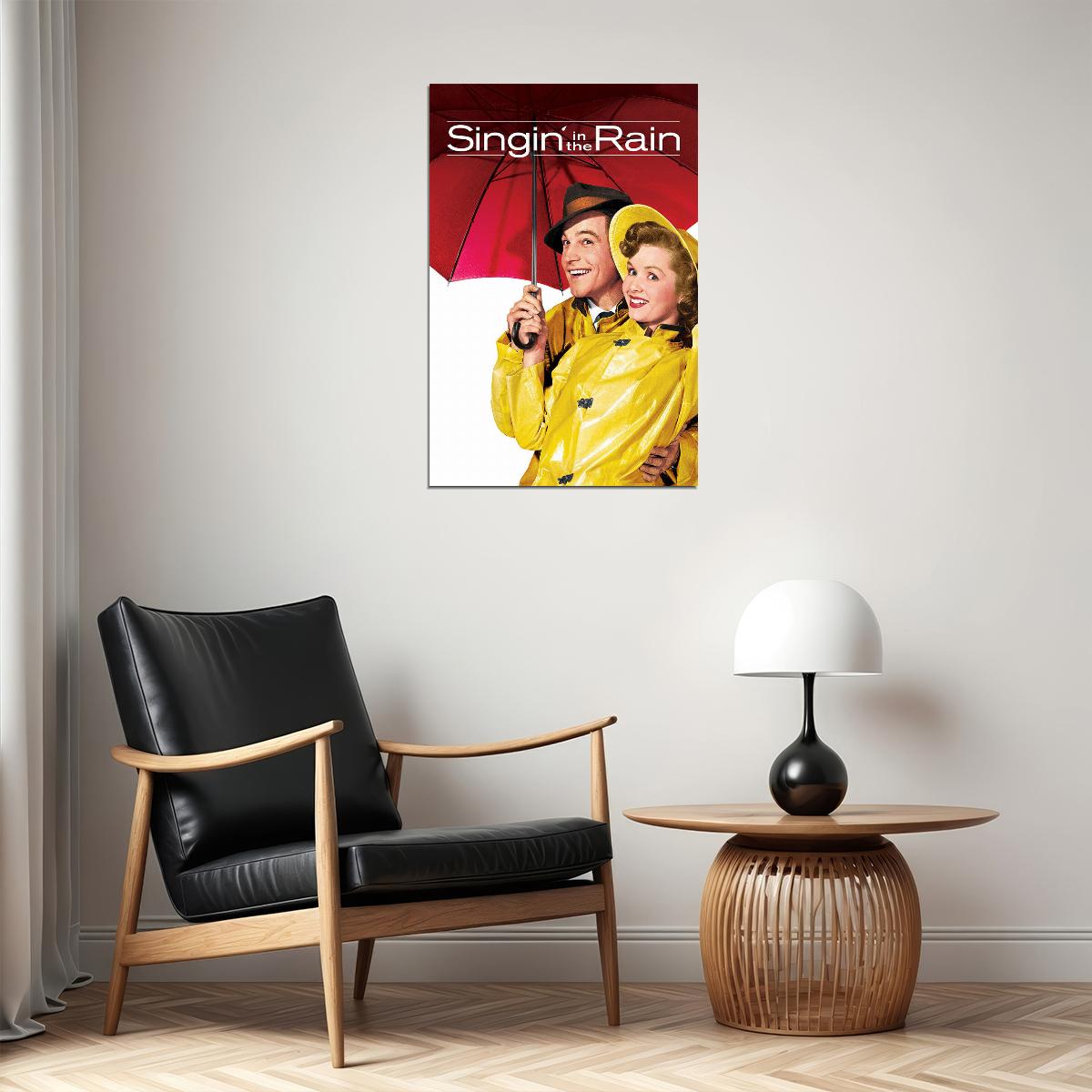 Singin' In The Rain Movie Musical Comedy Romance Poster Wall Art Print Home Wall Decor - xonomax