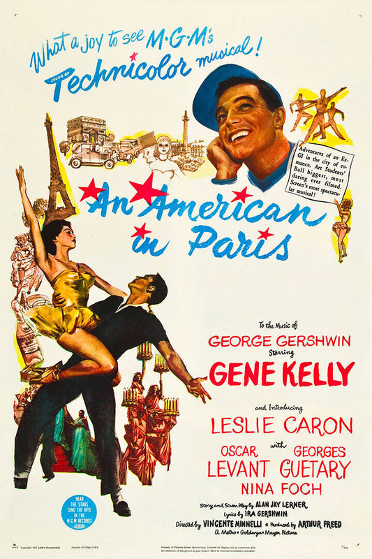 An American In Paris Movie Drama Musical Romance Poster Wall Art Print Home Wall Decor - xonomax