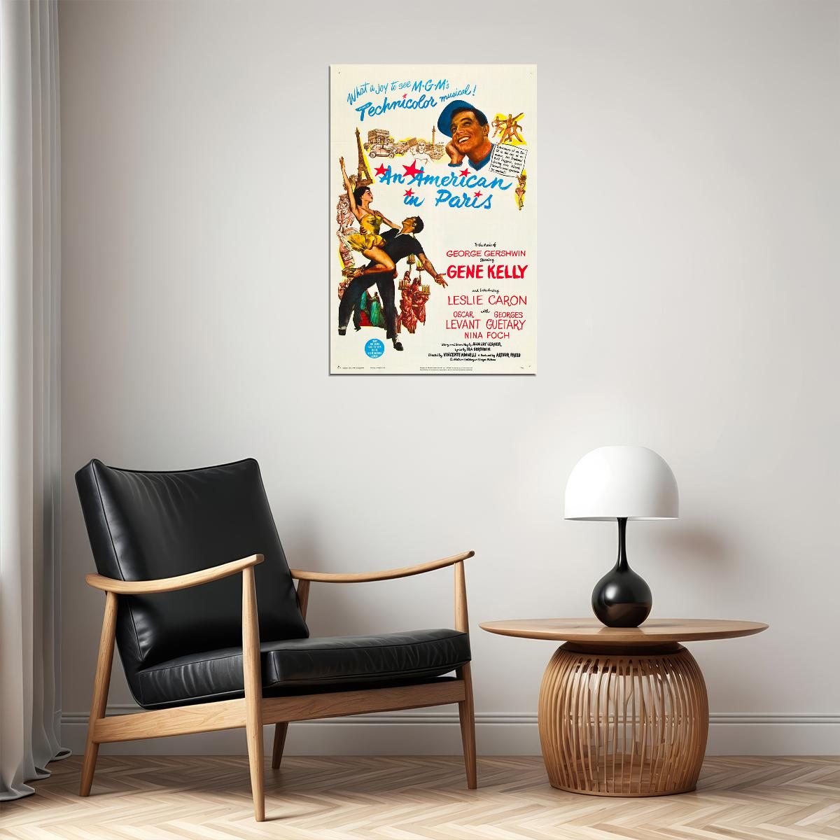 An American In Paris Movie Drama Musical Romance Poster Wall Art Print Home Wall Decor - xonomax