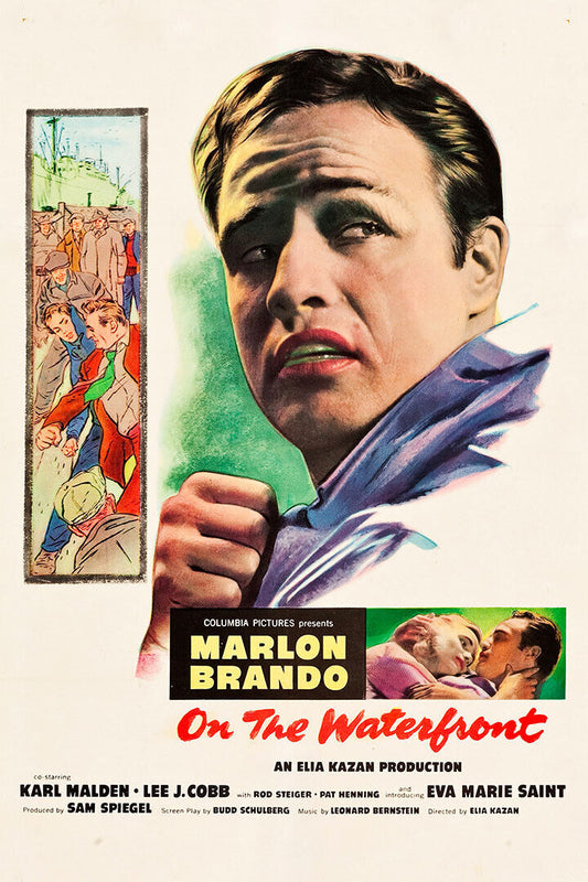 On The Waterfront Movie Crime Drama Thriller Poster Wall Art Print Home Wall Decor - xonomax