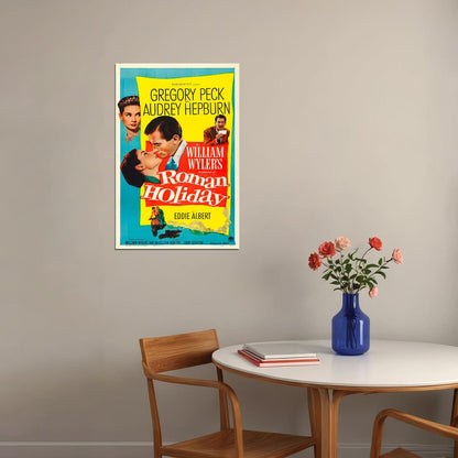 Roman Holiday Movie Comedy Romance Lovely Poster Wall Art Print Home Wall Decor