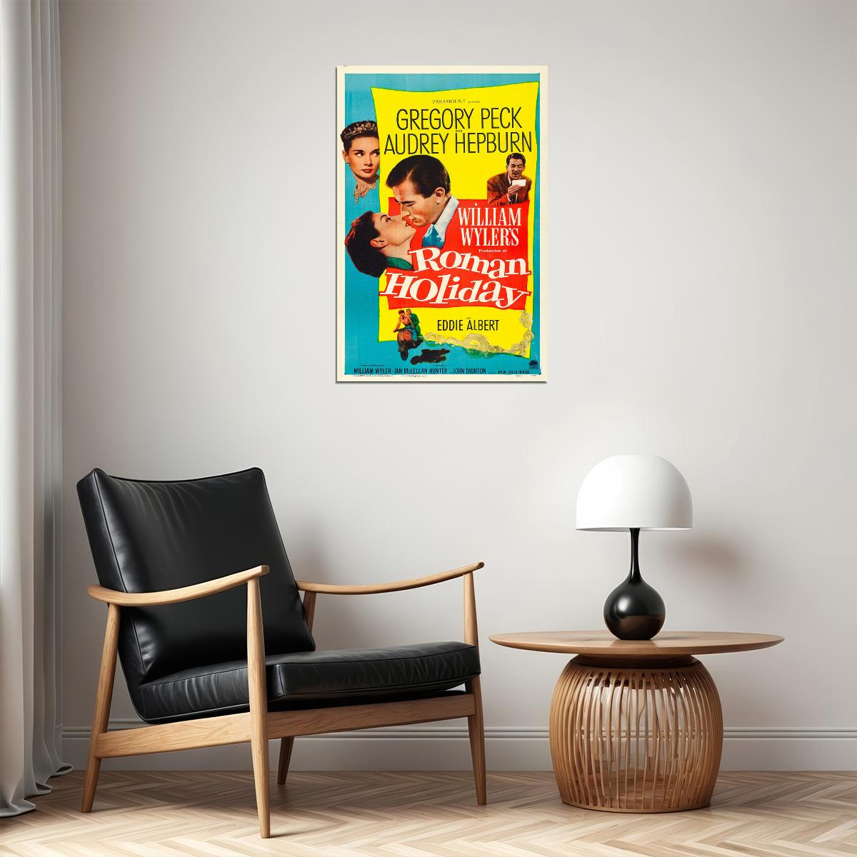 Roman Holiday Movie Comedy Romance Lovely Poster Wall Art Print Home Wall Decor