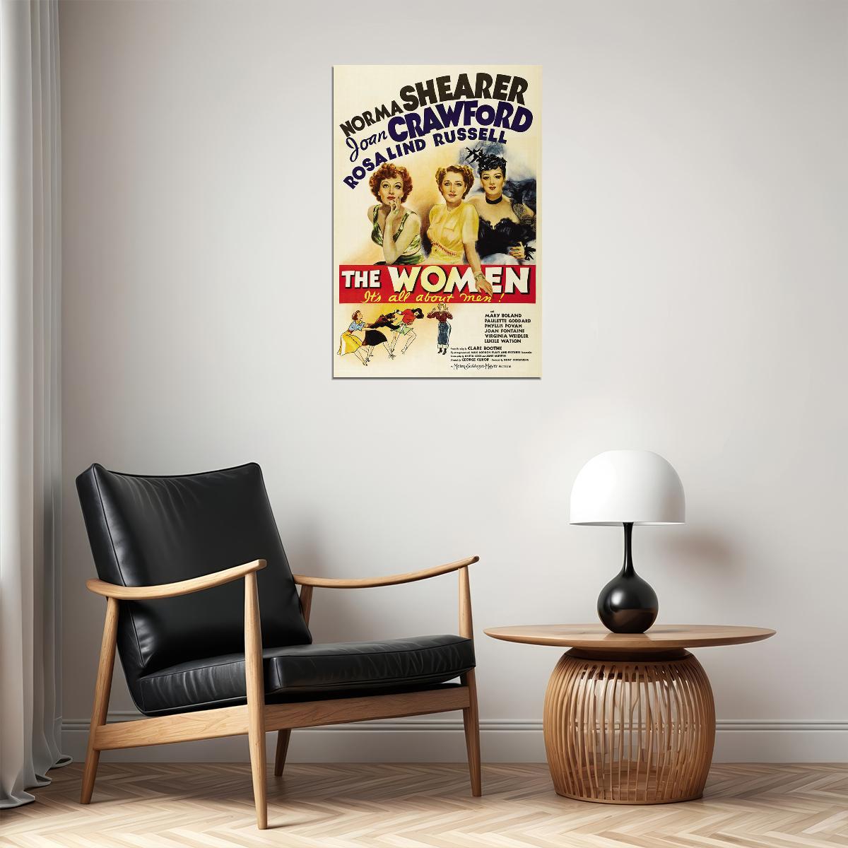 The Women 1939 Movie Comedy Drama Action Poster Wall Art Print Home Wall Decor - xonomax