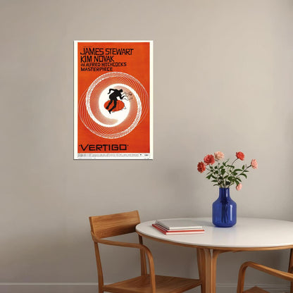 Vertigo Movie Mystery Romance Thriller Poster Wall Art Print Home Wall Decor - xonomax