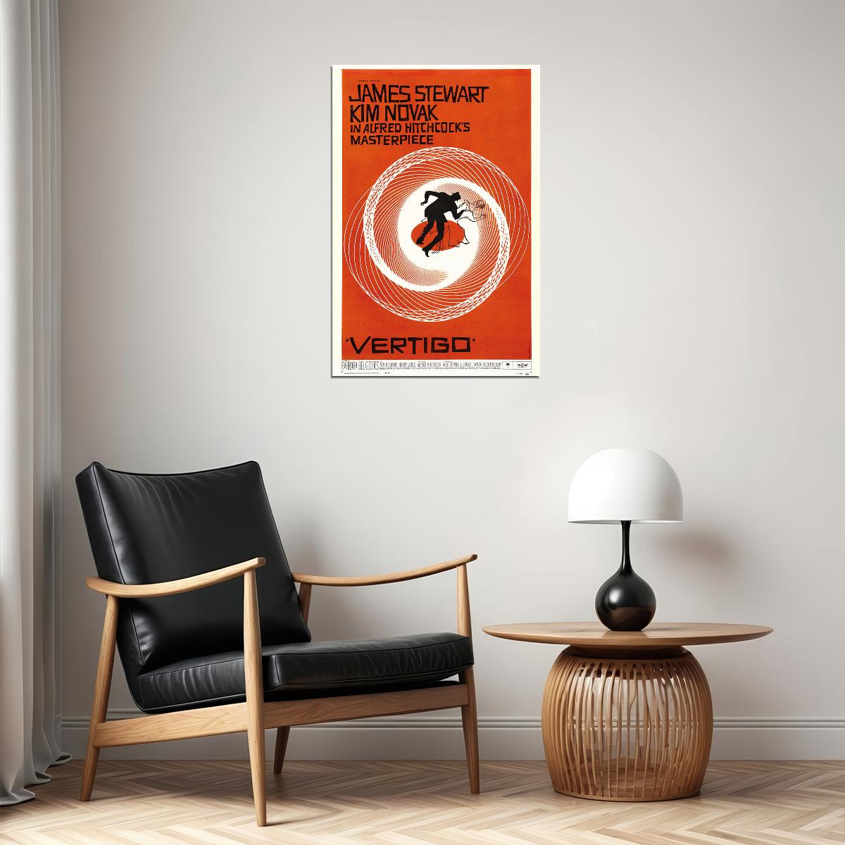 Vertigo Movie Mystery Romance Thriller Poster Wall Art Print Home Wall Decor - xonomax