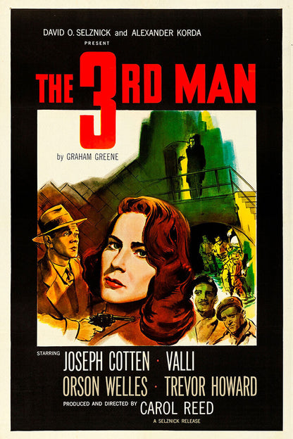 The Third Man Movie Film Noir Mystery Thriller Poster Wall Art Print Home Wall Decor - xonomax