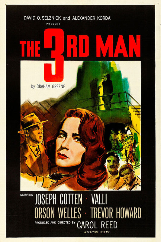 The Third Man Movie Film Noir Mystery Thriller Poster Wall Art Print Home Wall Decor - xonomax