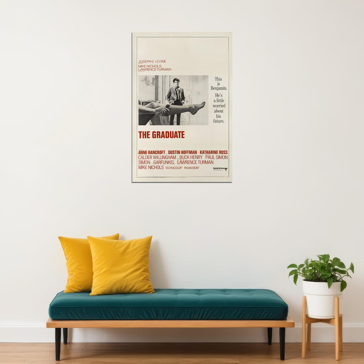The Graduate Movie Comedy Drama Romance Poster Wall Art Print Home Wall Decor - xonomax