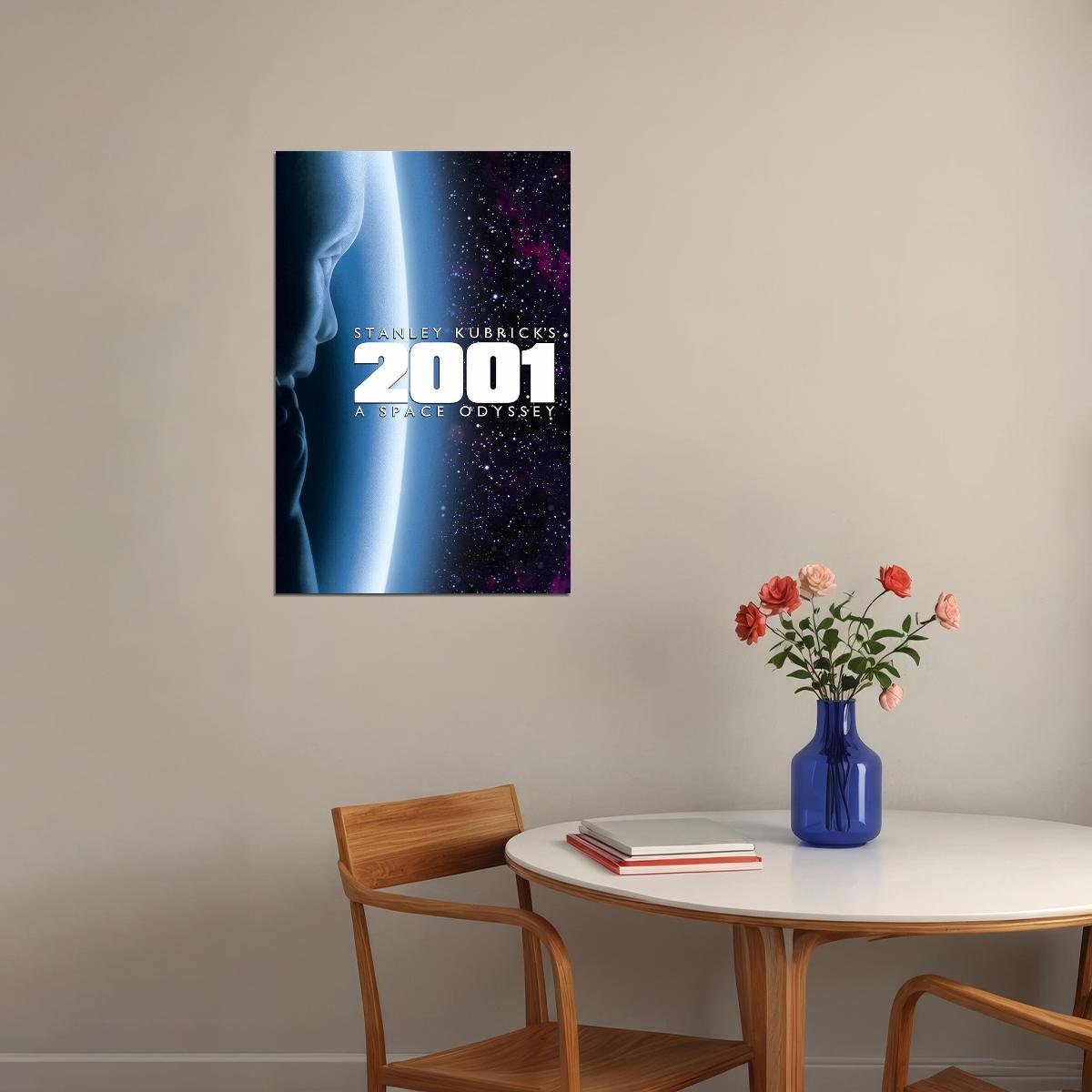 2001 A Space Odyssey Adventure Movie Poster Wall Art Print Home Wall Decor - xonomax