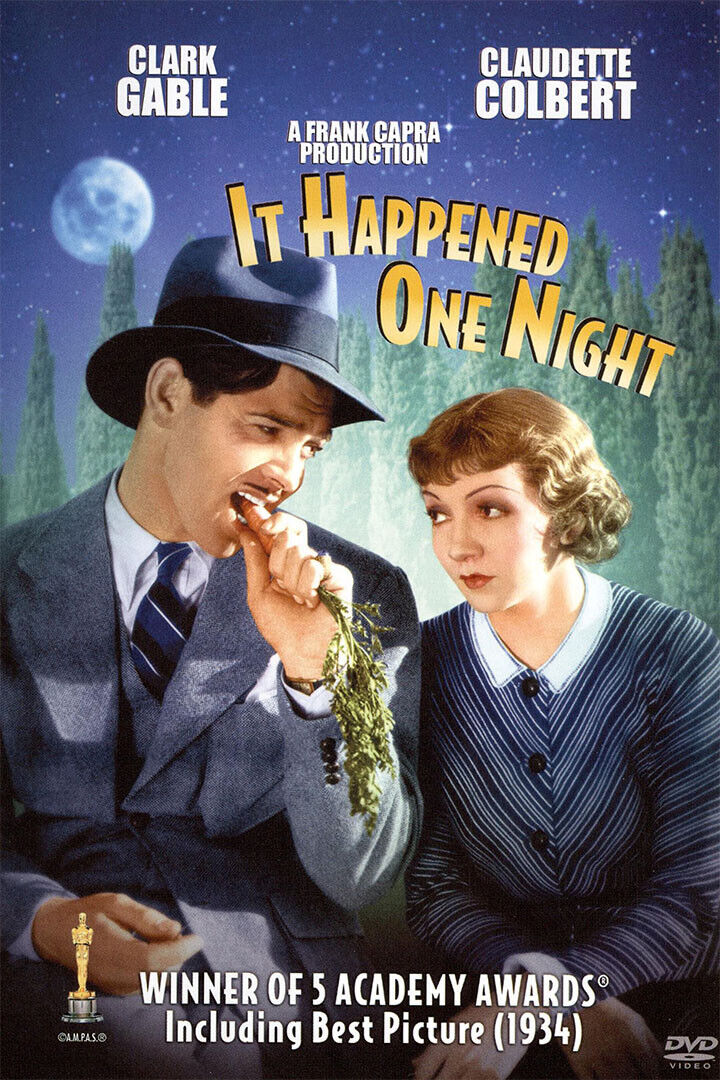 It Happened One Night Movie Comedy Romance Poster Wall Art Print Home Wall Decor - xonomax