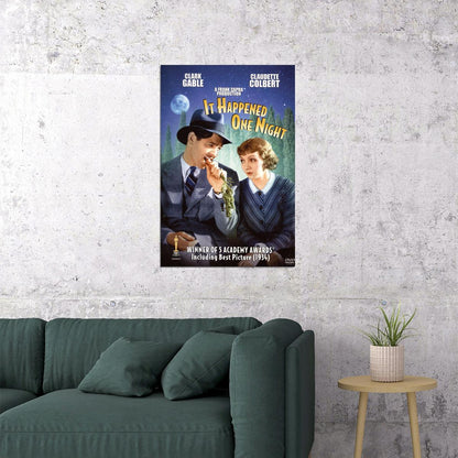 It Happened One Night Movie Comedy Romance Poster Wall Art Print Home Wall Decor - xonomax