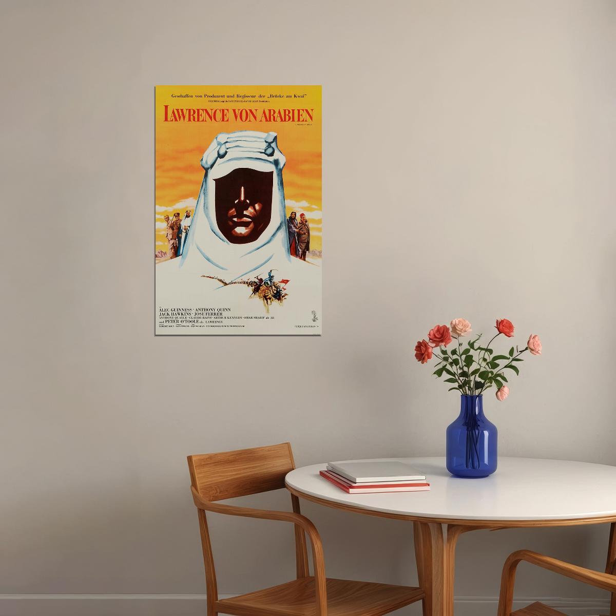 Lawrence Of Arabia Movie Adventure Biography Drama Poster Wall Art Print Home Wall Decor - xonomax