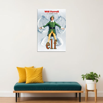 Elf Movie Comedy Family Adventure Poster Wall Art Print Home Wall Decor - xonomax
