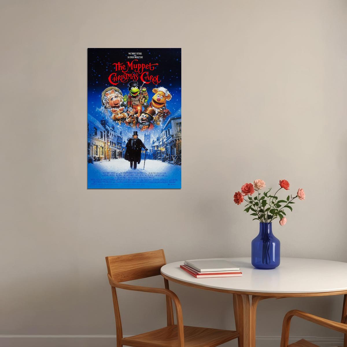 A Muppet Christmas Carol Movie Comedy Drama Family Poster Wall Art Print Home Wall Decor - xonomax