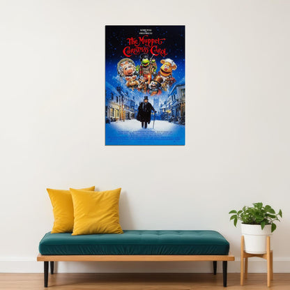 A Muppet Christmas Carol Movie Comedy Drama Family Poster Wall Art Print Home Wall Decor - xonomax