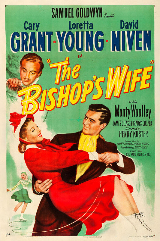 The Bishop's Wife Movie Comedy Drama Fantasy Poster Wall Art Print Home Wall Decor - xonomax